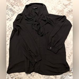 Express Sheer Top with Neck Ties!